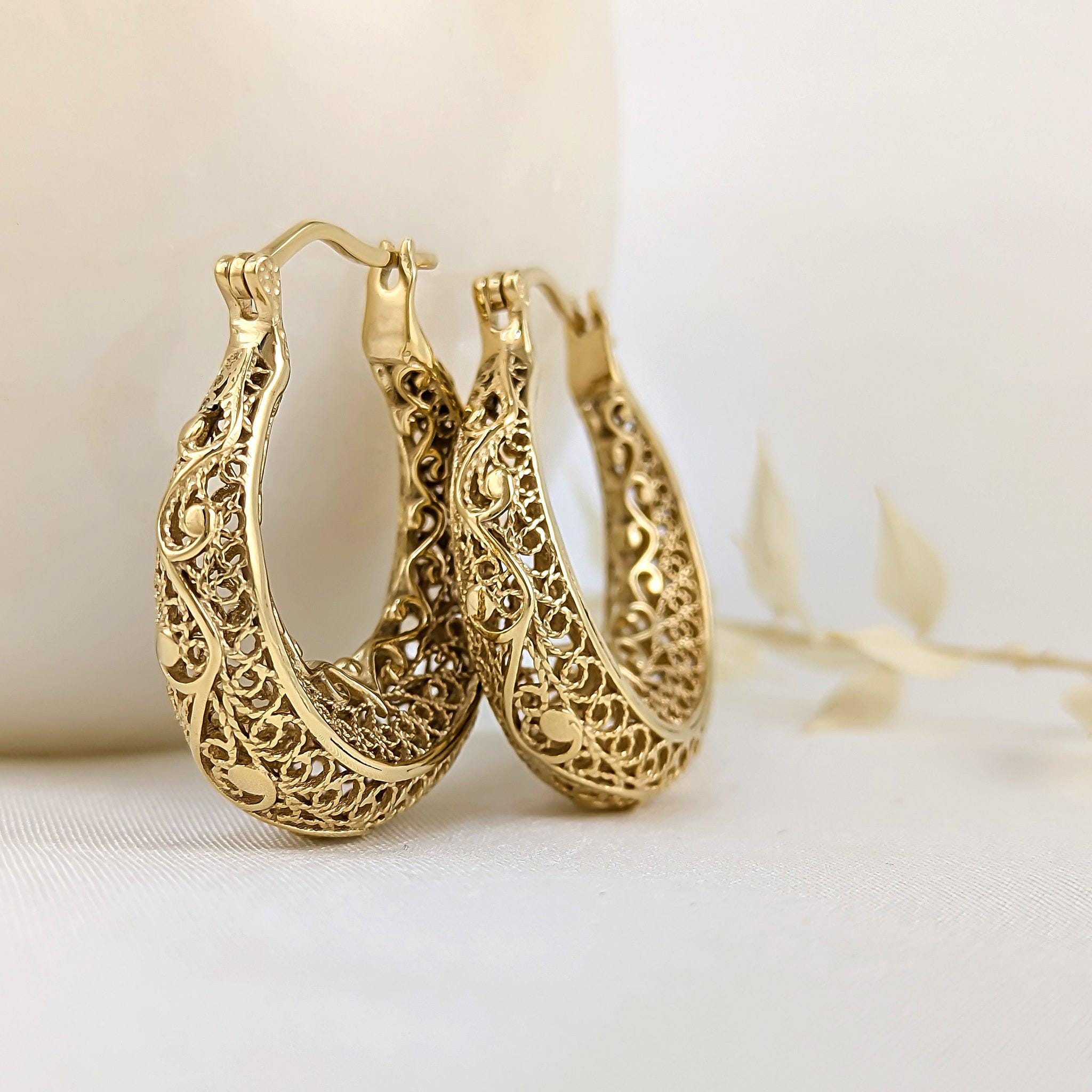 [wingbling] 14K Gold☆Flona natural embroidery Earrings Fairy Wing Earrings, Gold Butterfly Wings, Dangle Beaded