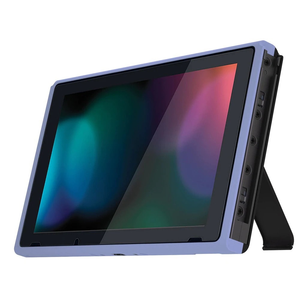 Violet housing shell for nintendo switch console, replacement fron frame for nintendo switch console, nintendo, diy, console not included