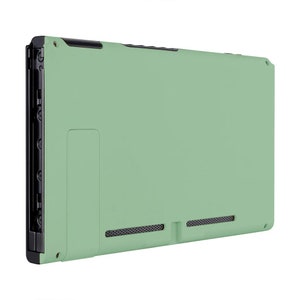 Placa traseira verde Matcha para console Nintendo Switch, carcaça do controlador portátil NS com botões coloridos, carcaça de substituição DIY