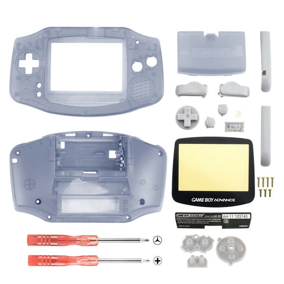 Clear Grey Shell for Nintendo Boy Advance GBA Etsy