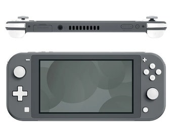 Blanc Remplacement ABXY Home Capture Keys Dpad Trigger pour NS Switch Lite, Kits de réparation de boutons complets avec outils pour NS Switch lite