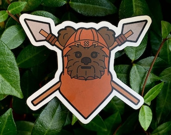 Ewok Vinyl Sticker