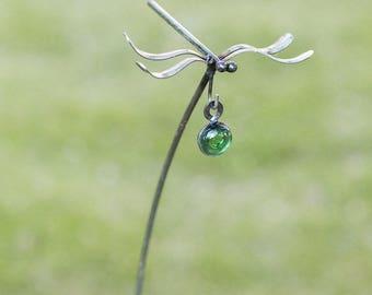 Dragonfly Silverware Garden Stake