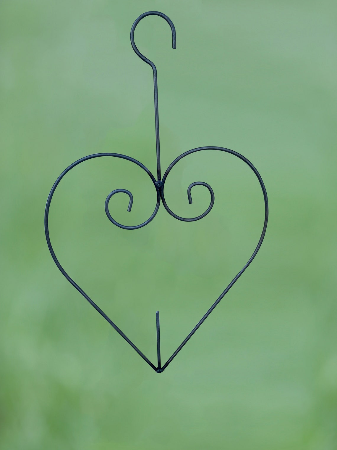 Heartmetal Garden Artheart Hangergarden Art Decoryard Etsy