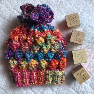 Newborn Raspberry Hat - PATTERN