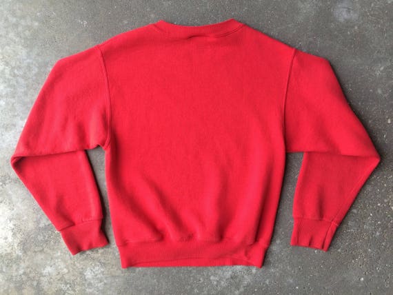 Vintage 80's Detroit Red Wings Sweatshirt, Medium… - image 5