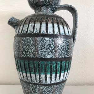 Large Modernist Italian Ceramic Vase Mid Century Modern image 2