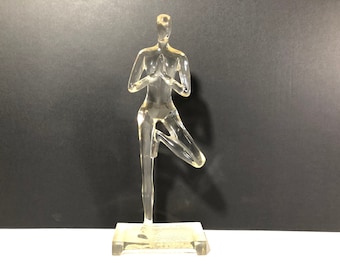 Modernist Yoga Pose Sculpture Mid Century Modern