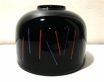 Vintage IKEA Blown Glass Vase Mid Century Modern