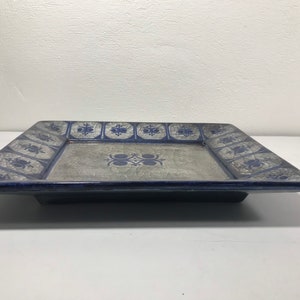 Michael Andersen Persia Crackle Glaze Tray Denmark Mid Century Modern image 7