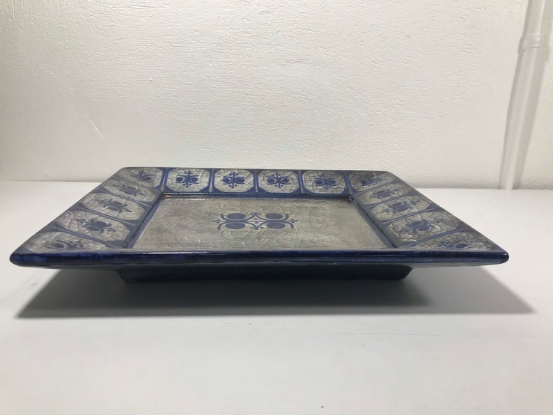 Michael Andersen Persia Crackle Glaze Tray Denmark Mid Century Modern image 7