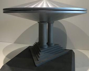 Signed Machine Age Geometric Sculpture Mid Century Modern
