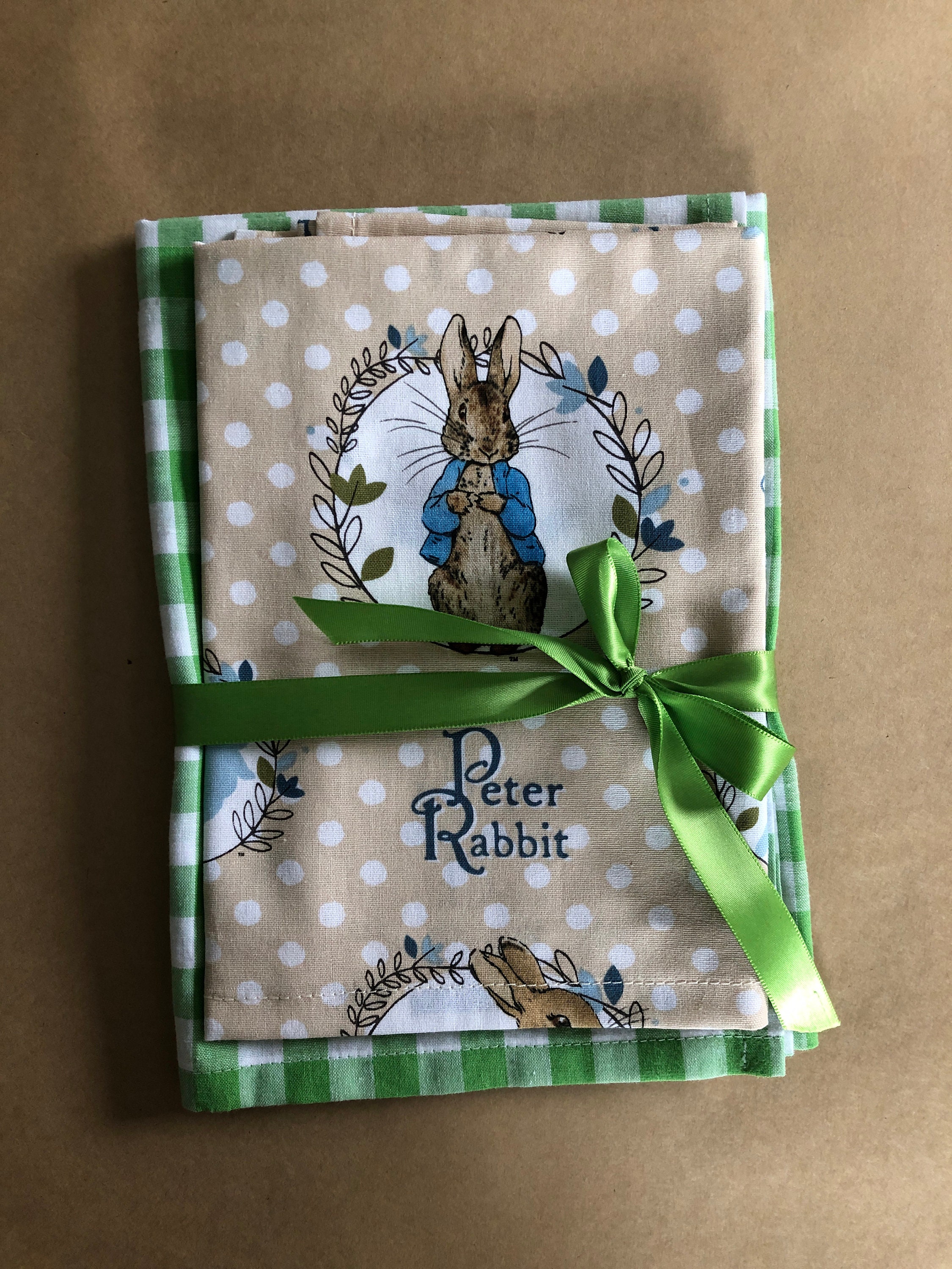 Peter Rabbit Tea Towel Set - Etsy Australia