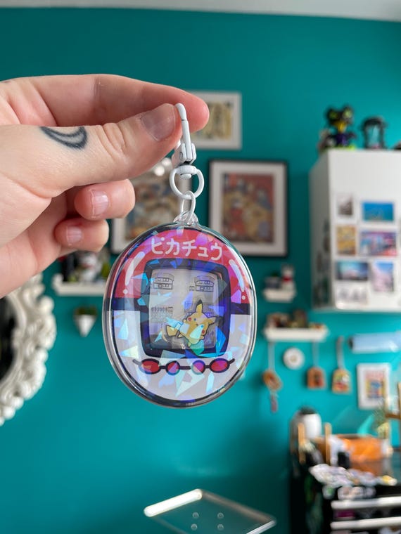 Tamagotchi Pokemon Shaker Keychain - Etsy