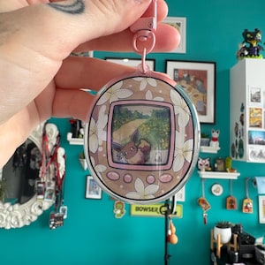 Tamagotchi Eevee Shaker Keychain