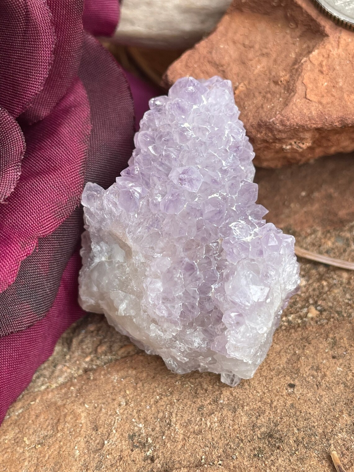 Spirit Quartz Gift Raw Spirit Quartz Cluster Quartz Etsy