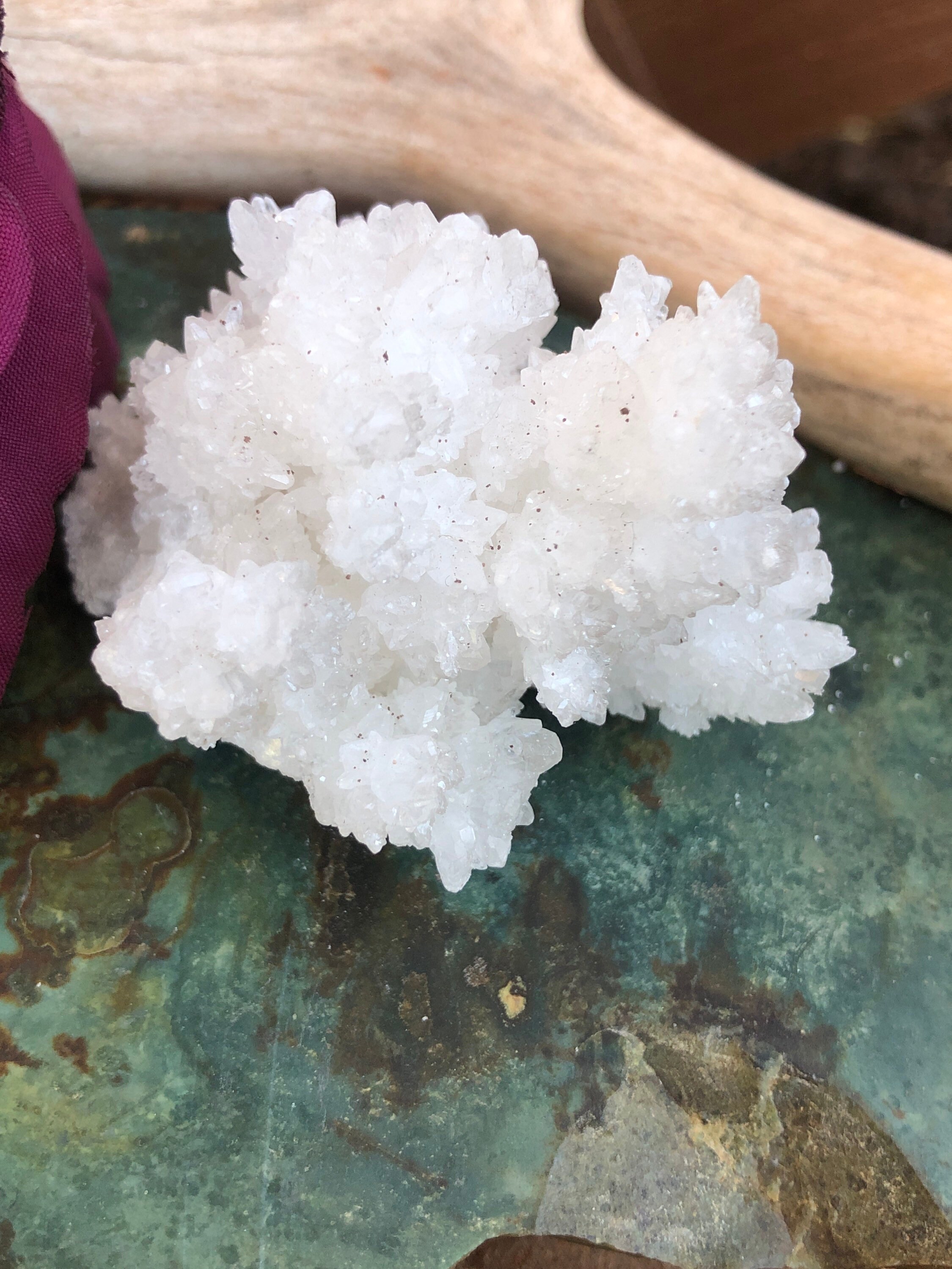 White Aragonite Gift Specimen Crystal Specimen Crystal | Etsy