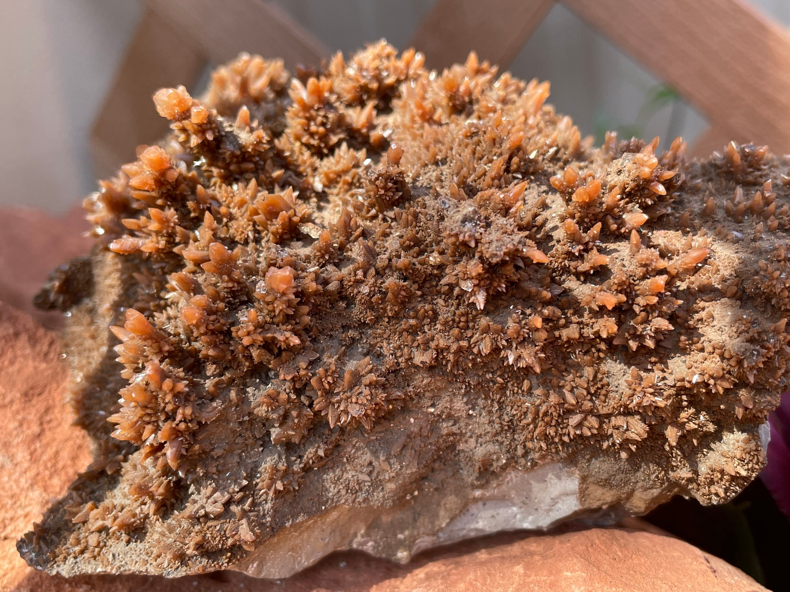 Sparkly Crystal Rock Slab Shiny Mineral Specimen Gift Unique Dogtooth Calcite Flat Mexico Stand Large Crystal Specimen Natural Sparkly Crystal Rock Slab Shiny Mineral Specimen Gift Unique Dogtooth Calcite Flat Mexico Stand Large Crystal Specimen Natural