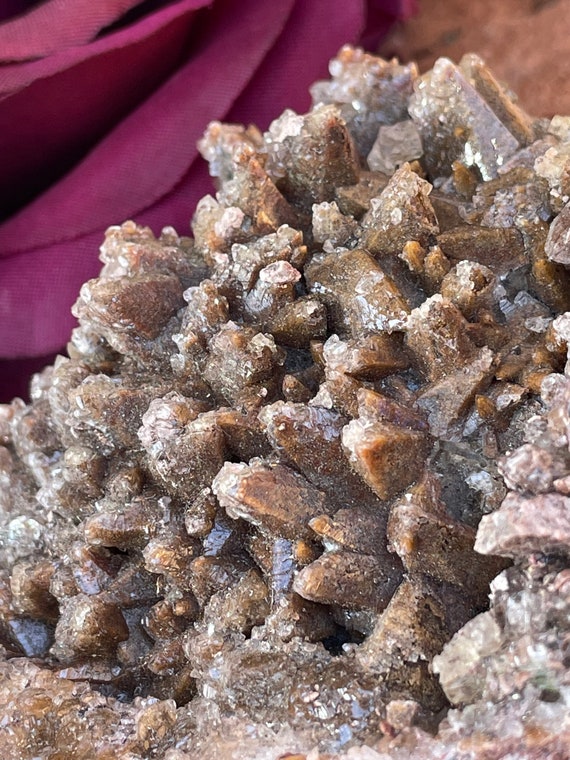 Sparkly Crystal Rock Slab Shiny Mineral Specimen Gift Unique Dogtooth Calcite Flat Mexico Stand Large Crystal Specimen Natural Sparkly Crystal Rock Slab Shiny Mineral Specimen Gift Unique Dogtooth Calcite Flat Mexico Stand Large Crystal Specimen Natural