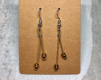 Walk the Line Guitar String Earrings by Halo Missions