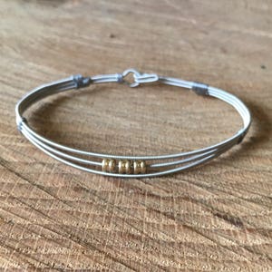 3 Little Birds Guitar String Bracelet by Halo Missions image 1