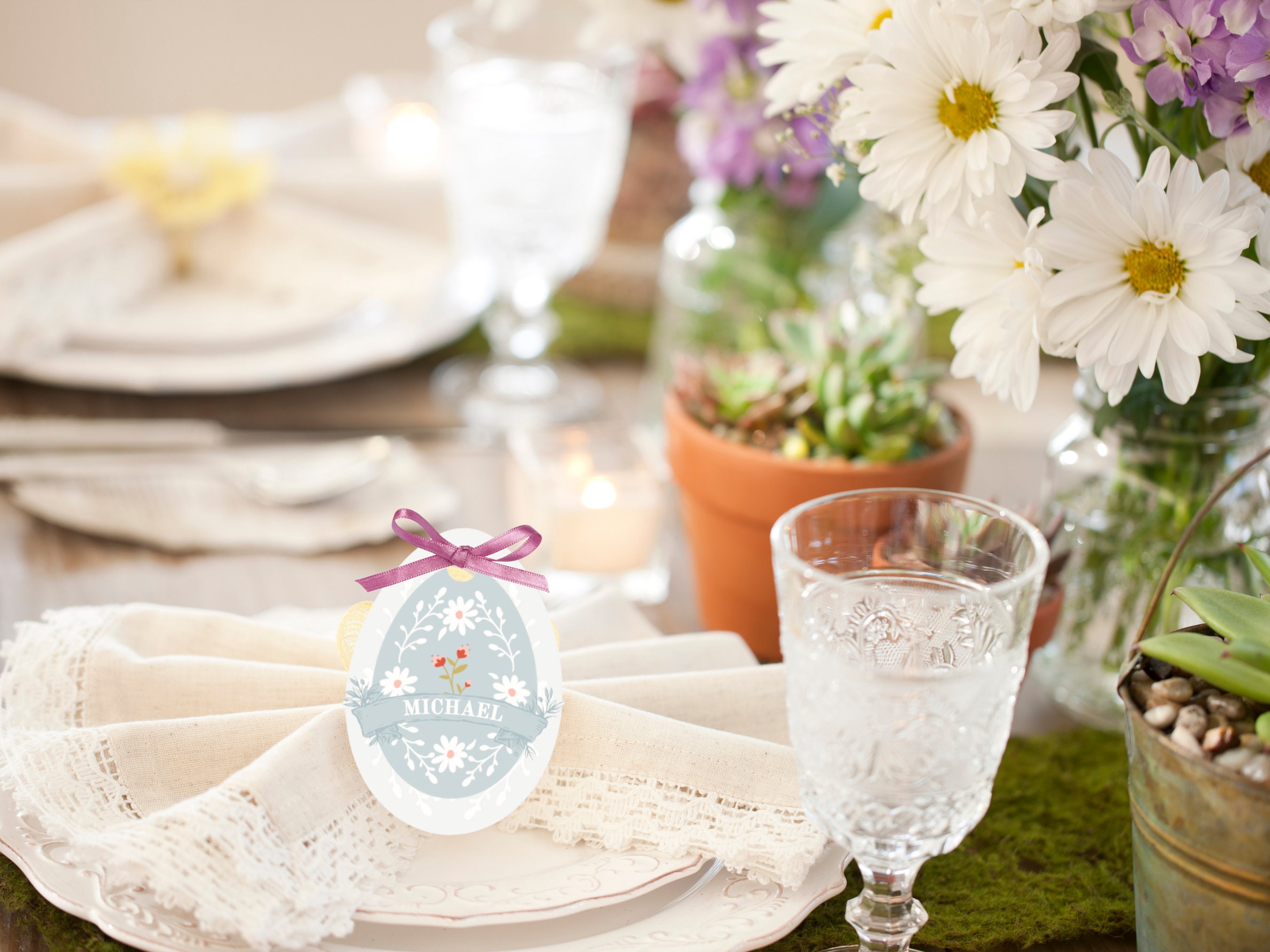 Printable Easter Egg Name Tags Easter Basket Tags Easter Party Boho Printable Easter Egg Name Tags Easter Basket Tags Easter Party Boho