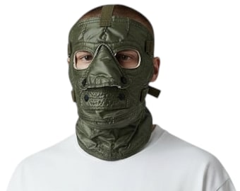 Ruddler’s Vintage US Militär GI Arktis Gesichtsmaske / Olive Drab