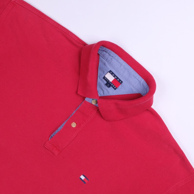 vintage polo Tommy Hilfiger wide hip hop