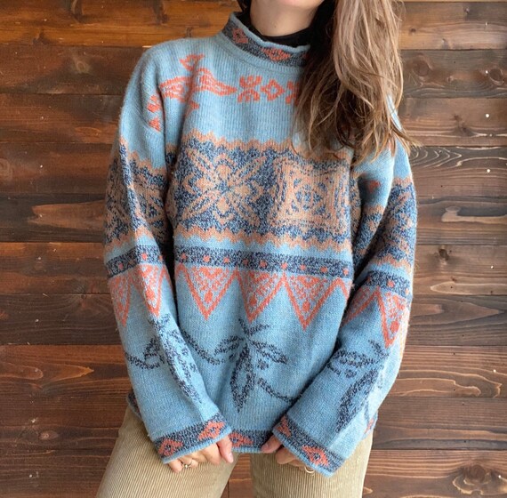80s snowear sweater | vintage ski sweater | 1980s