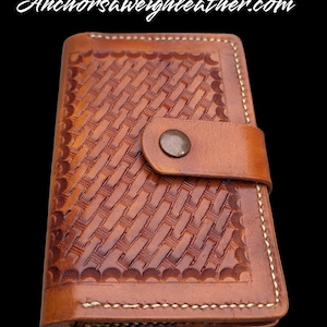 Funda de cuero para pasaporte, billetera de viaje, billetera para pasaporte, funda para notas de campo, diario de cuero