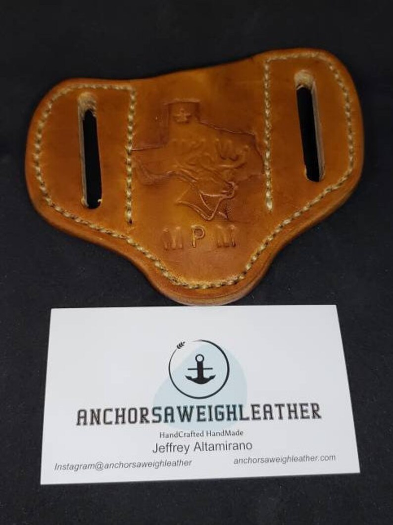 Custom pancake knife sheath knife case leather knife sheath Etsy