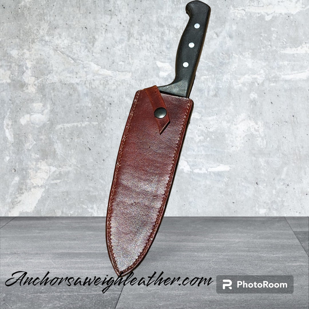 Chefs Knife Leather Sheath, Knife Sheath Etsy