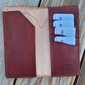 Custom Leather Long Wallet, Roper Wallet, EDC, Wallet - Etsy