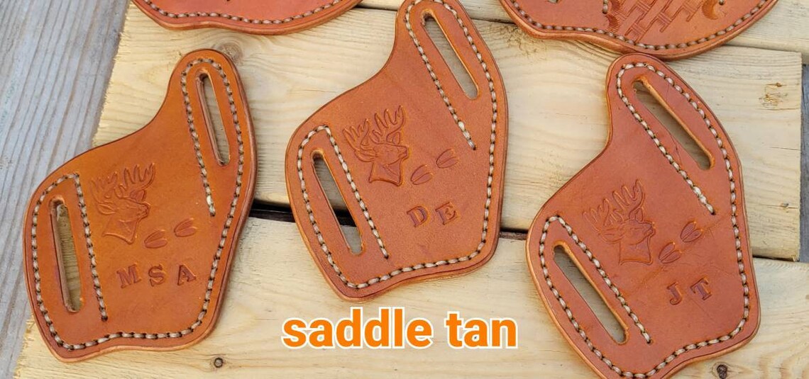 Custom Pancake Knife Sheath Knife Case Leather Knife Sheath Etsy