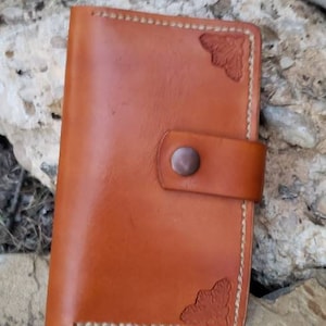 Diario de cuero, billetera Field Notes