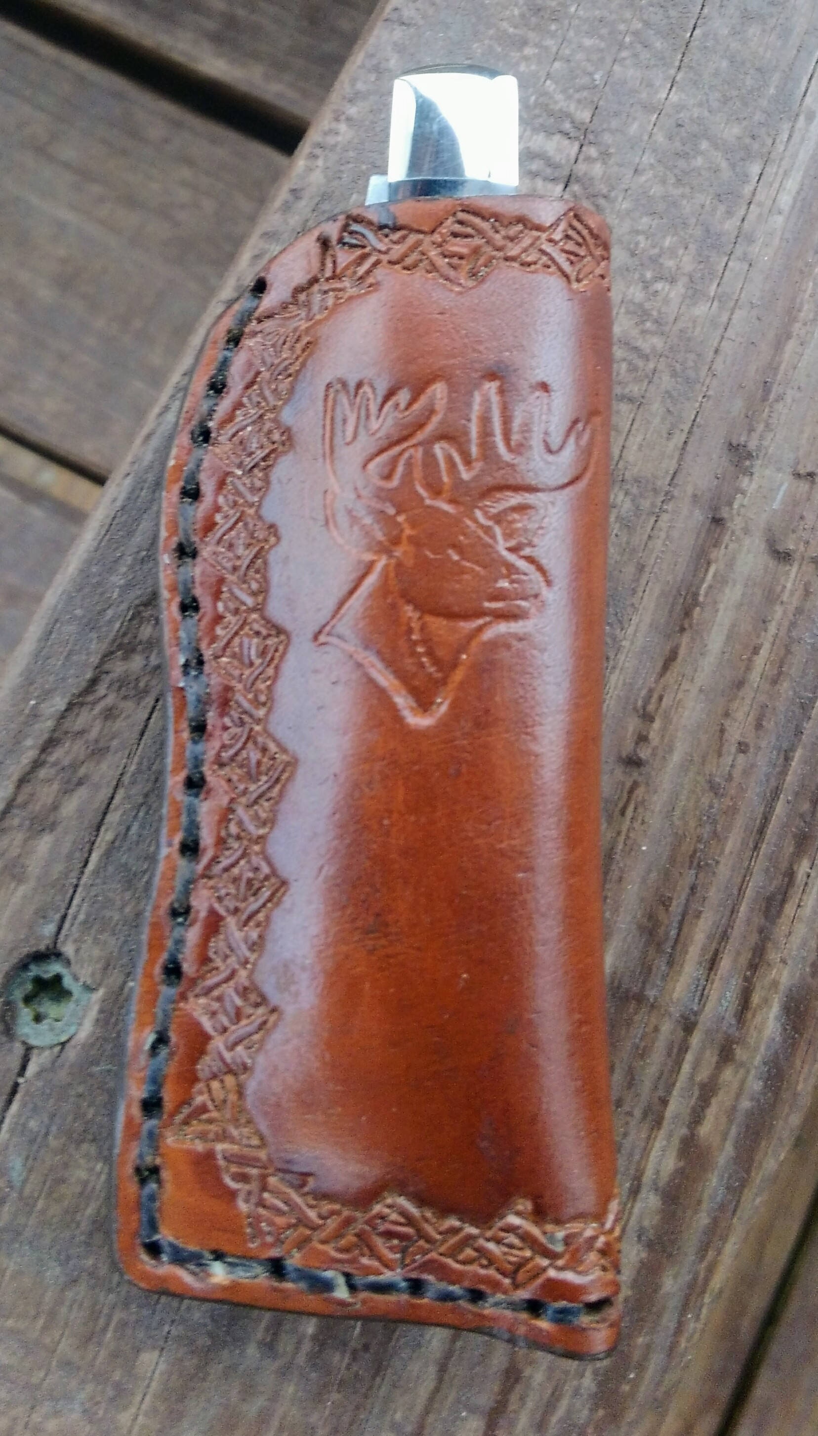 Custom Leather Knife Sheath Folding Knife Case Etsy