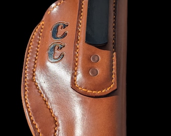 Custom Leather IWB holster, Leather Holster, Conceal Carry Holster
