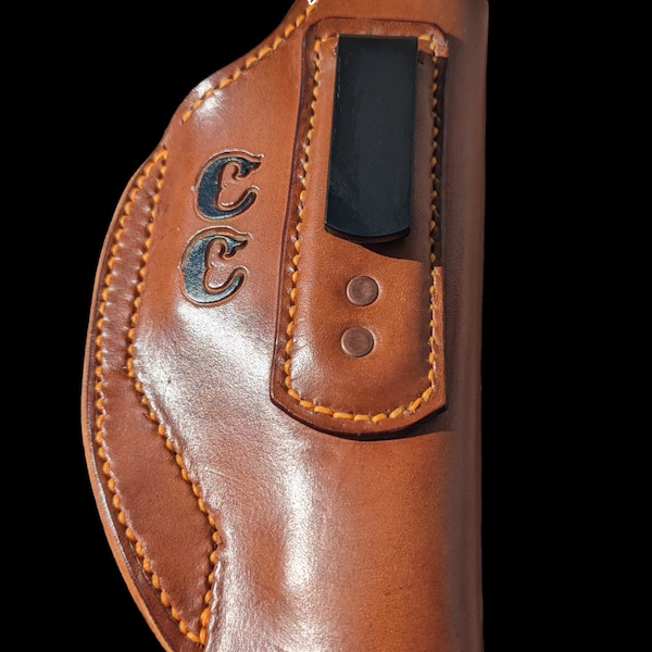 Custom Leather IWB holster, Leather Holster, Conceal Carry Holster