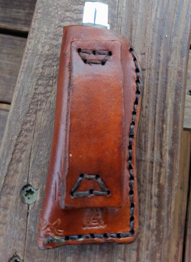 Custom Leather Knife Sheath Folding Knife Case Etsy