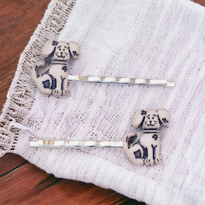 Horquillas con perros, pinzas para el pelo de perro, sets de regalo para amantes de los perros, pasadores para el pelo de cachorro, horquillas decorativas, horquillas para mujer, horquillas para niña