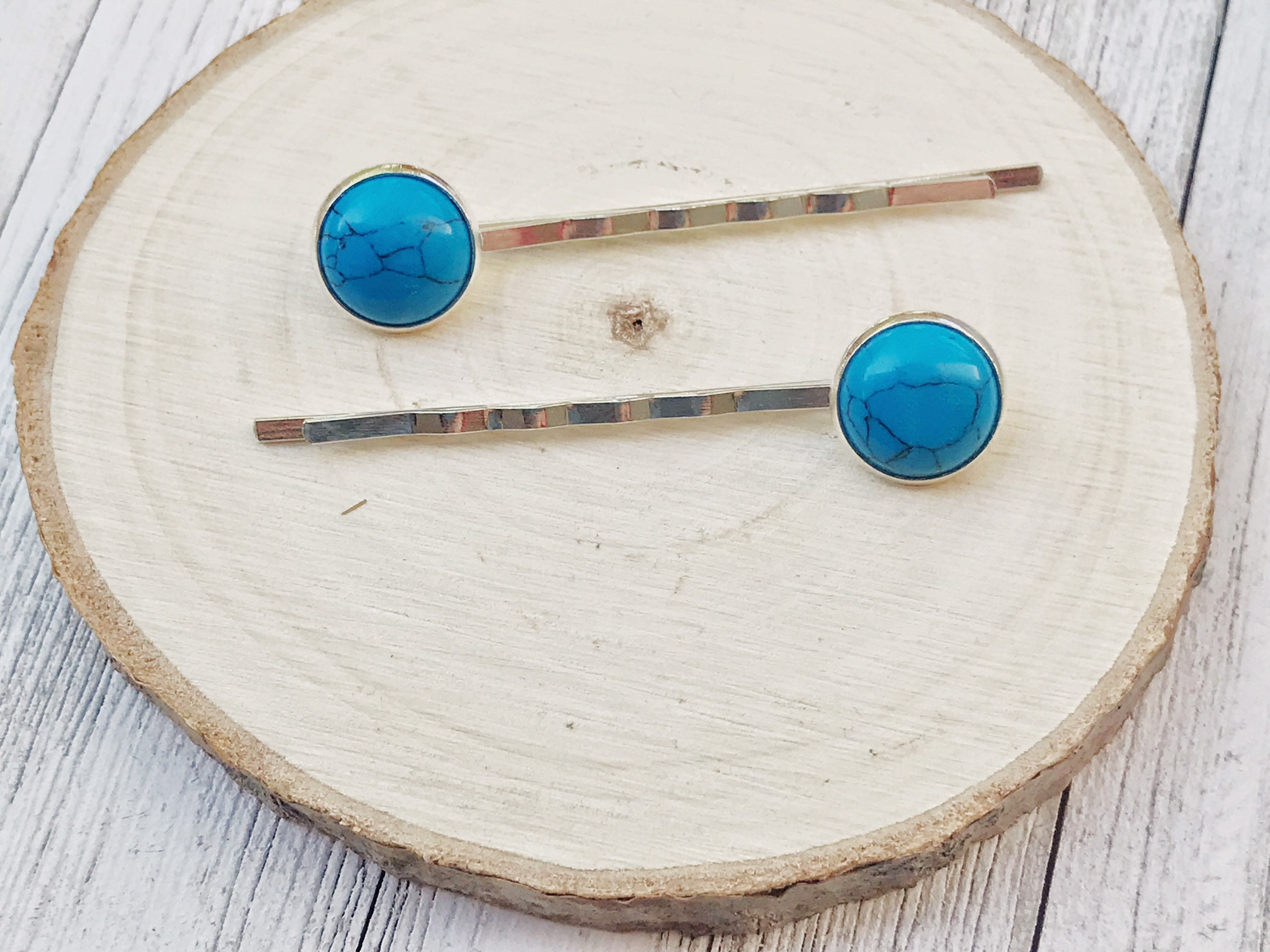 Boho Turquoise Hair Pin Western Hair Pin Cowgirl Hair Pin Etsy