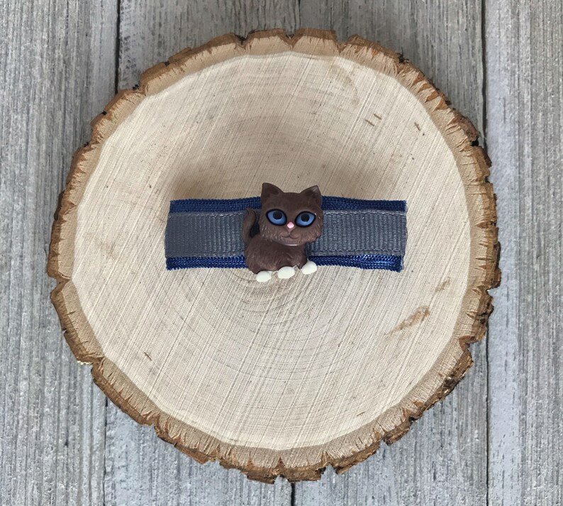 Cat Hair Barrette Clip Cat Ears Hair Bow Kitty Cat Hair Etsy