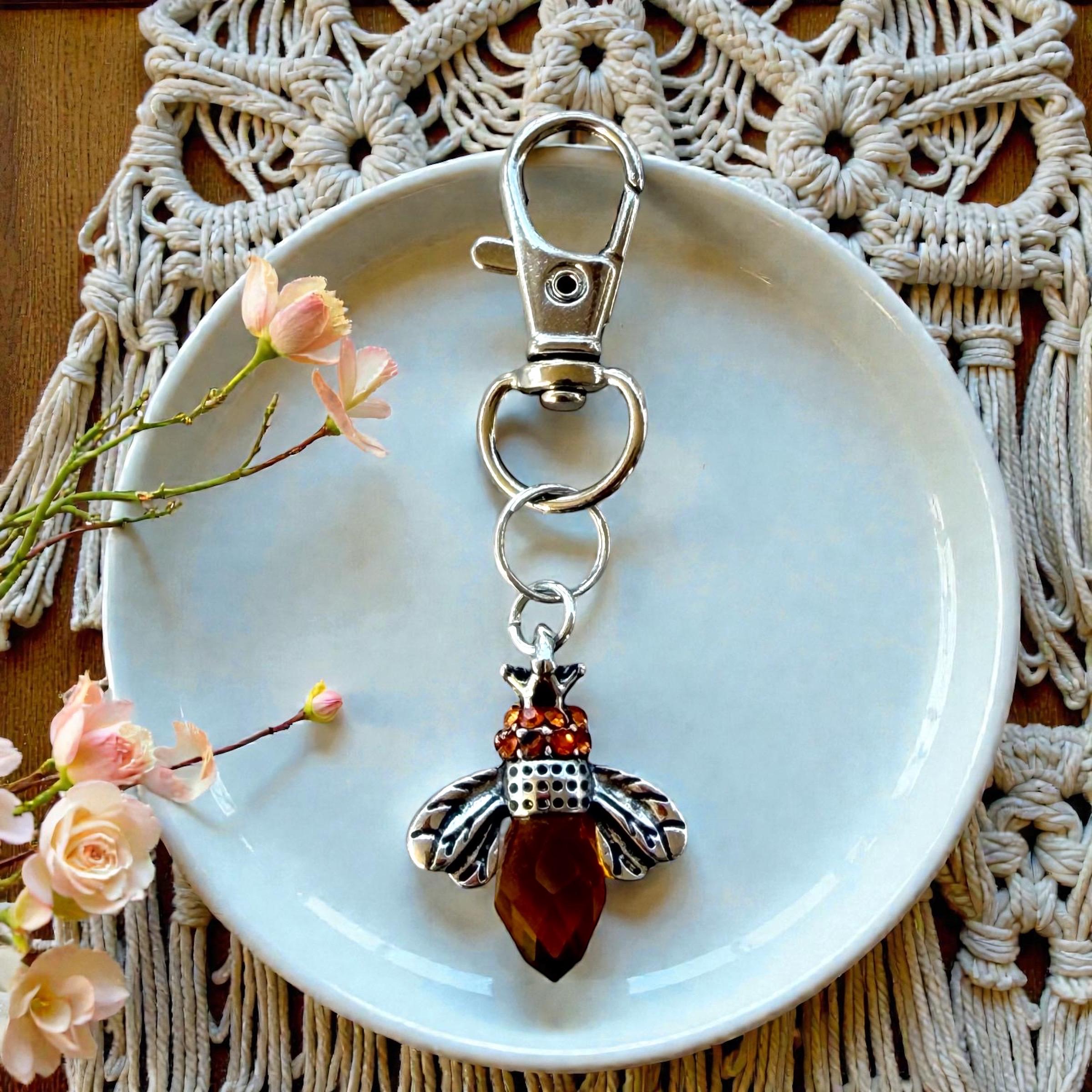 Queen bee headband PLUS Bee pendant’ ornament or purse hanger Queen Bee Purse Charm - Etsy main image 2
