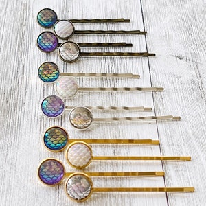 Mermaid Hair Pins, Beach Hair Pins, Mermaid Bobby Pins, Sea Shell Bobby Pins, Womens Hair Clips, Mermaid Bobby Pins, Decorative Hair Pin