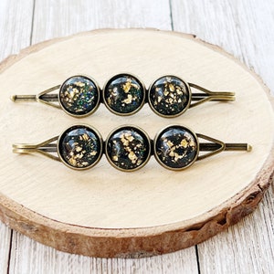 Minimalist Gold Hair Accessories, Brass Hair Clip, Gold