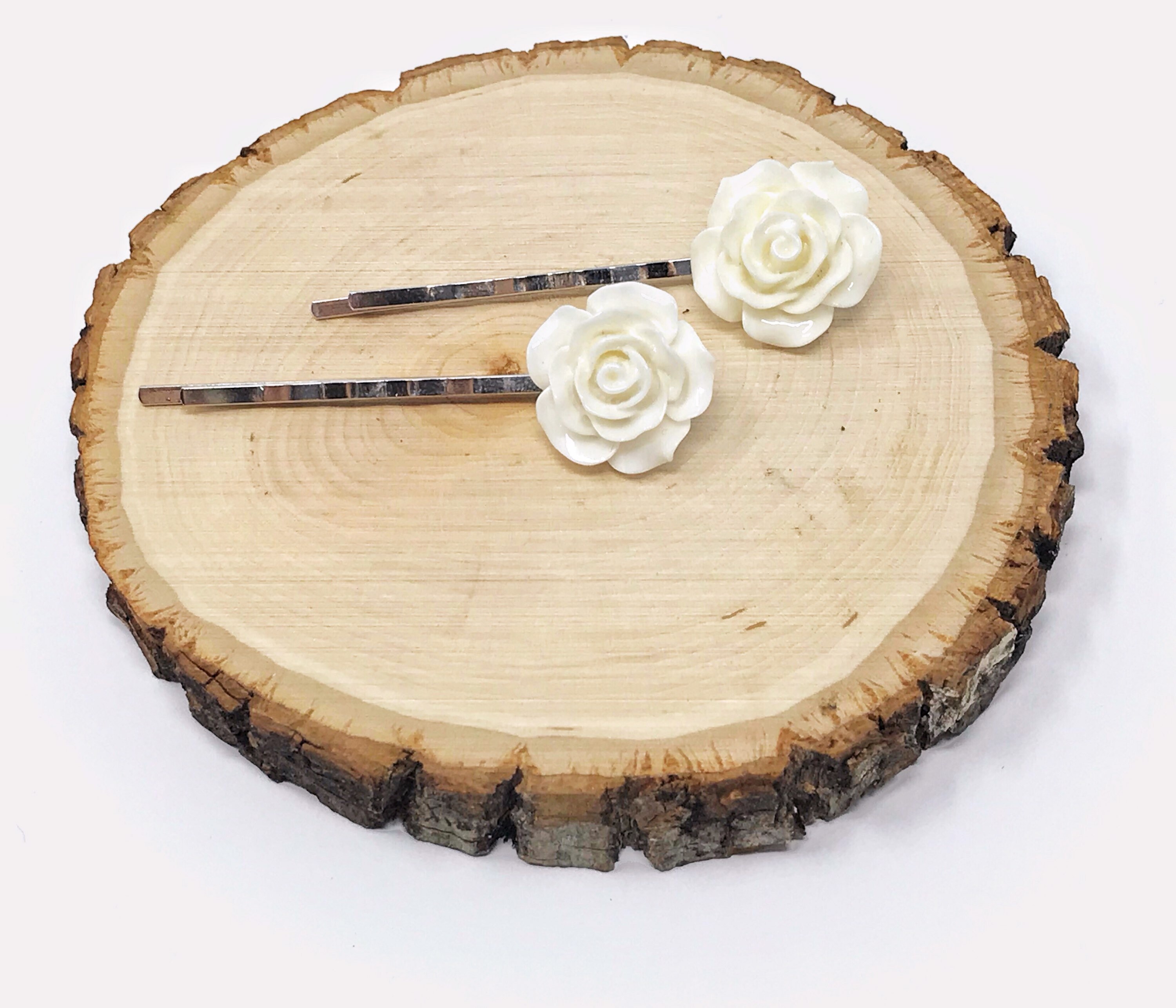 Rose Hair Pin Wedding Hair Jewelry Womens Hair Pins Flower Etsy UK