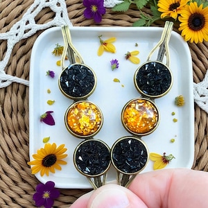 Glam Accessory Black Barrette - Etsy display picture 2