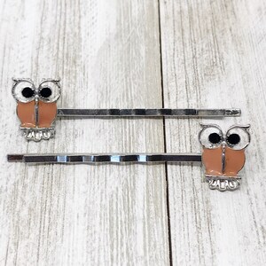 Owl Hair Pin, Boho Bobby Pin, Hair Pin For Woman, Owl Jewelry Gift, Womens Bobby Pin, Decorative Bobby Pins, Womens Barrettes, Bird Hair Pin