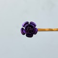 Pick Your Color, Purple Silver Pink Red Blue Black Aluminum Flowers, Individual Hair Pins, Mix and Match Bobby Pins, Floral Hair Accessories