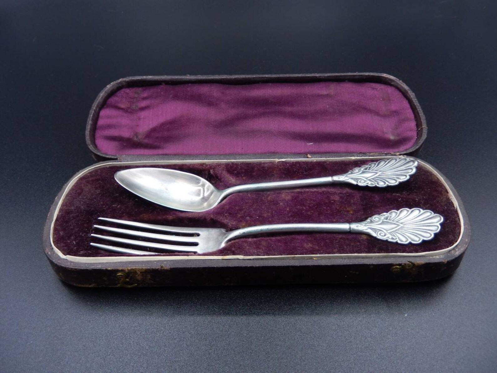 Antique Civil War Era 1861 Junior Silverware Set in Coin Etsy